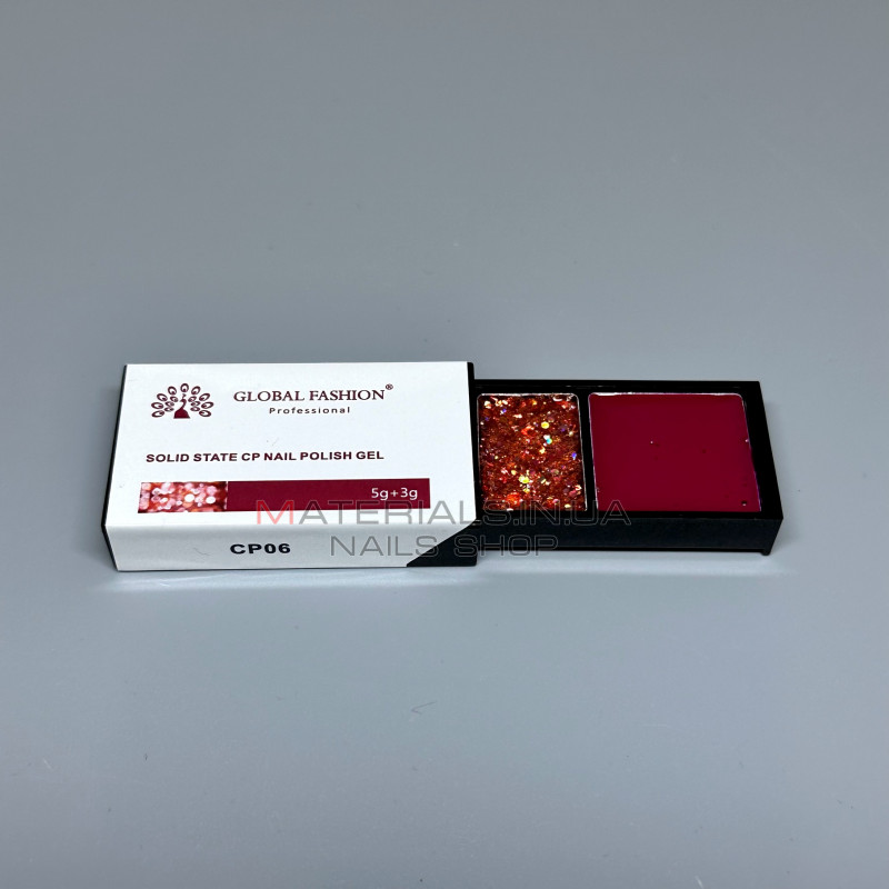 Твердий гель лак solid state CP nail polish gel (5г+3г), CP06 Твердий гель лак solid state CP nail polish gel (5г+3г), CP06