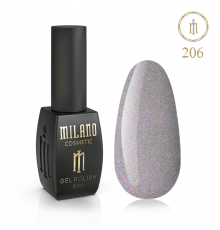 Гель лак MILANO 8 мл № 206