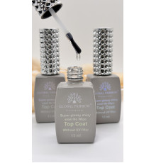 Top SUPER GLOSSY SHINY без липкого шару, без УФ-фільтрів, супер-глянець, 12мл