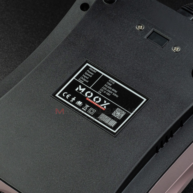 Фрезер Мокс X310 (Рожевий) на 50 000 об/хв. та 70W. для манікюру та педикюру Фрезер Мокс X310 (Рожевий) на 50 000 об/хв. та 70W. для манікюру та педикюру