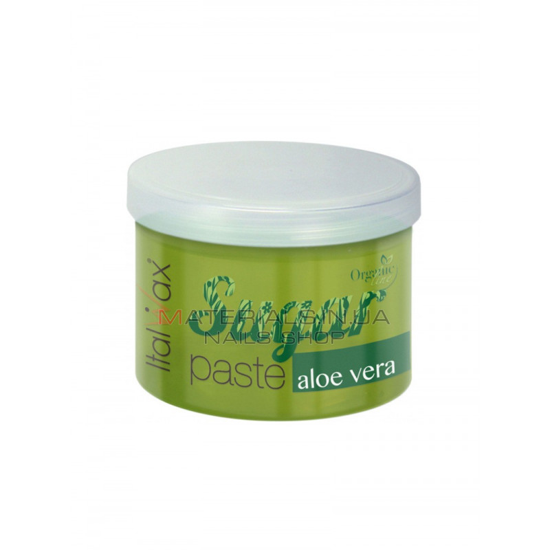 Цукрова паста в банці Italwax - Алое Вєра Organic line, 450 г.
