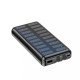 Power Bank Rixus RXPB47, 20000 мА·год, 22,5 Вт, вбудовані кабелі, сонячна панель