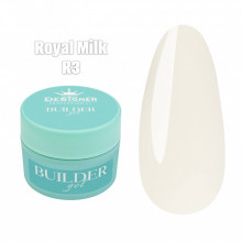 Builder Gel 55 мл., Дизайнер (Моделирующий гель) R3 Royal Milk