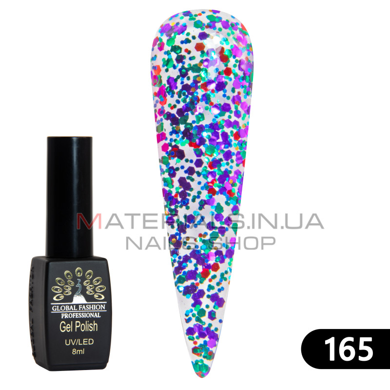 Гель лак BLACK ELITE 165, Global Fashion 8 мл