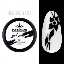 Gel Paint (no wipe) Гель-фарба (без липкого шару) Designer Professional, 5мл. №21