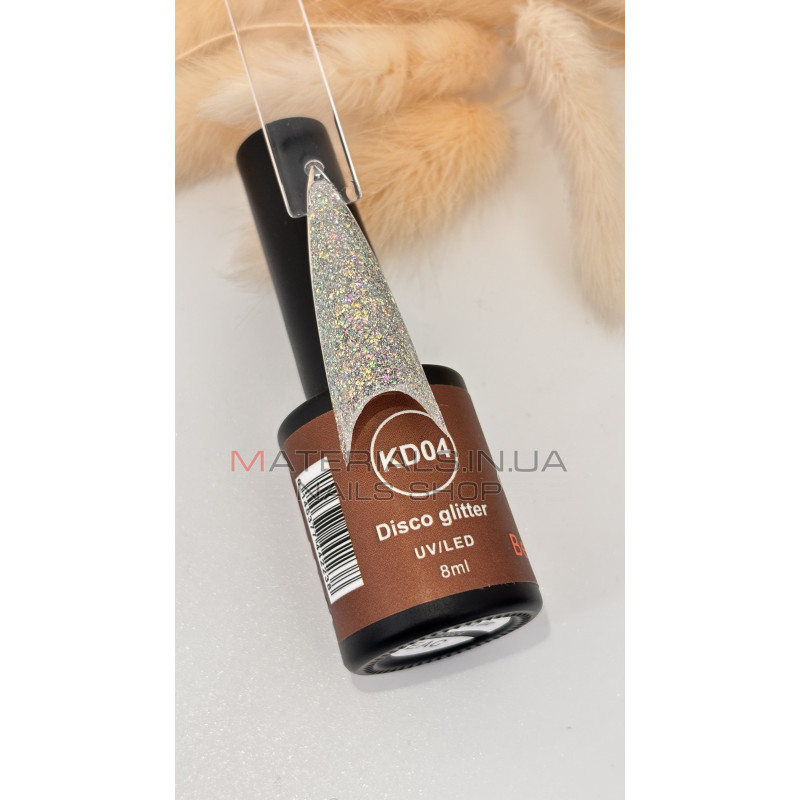 Гель-лак Disco Glitter №04 Bee Nails, 8ml