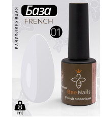 База для нігтів French rubber base Bee Nails №01