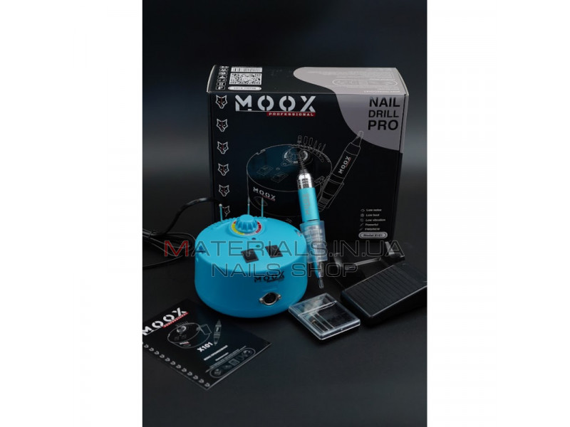 Фрезер Мокс X101 (Light Blue) на 50 000 об/хв. та 70W. для манікюру та педикюру