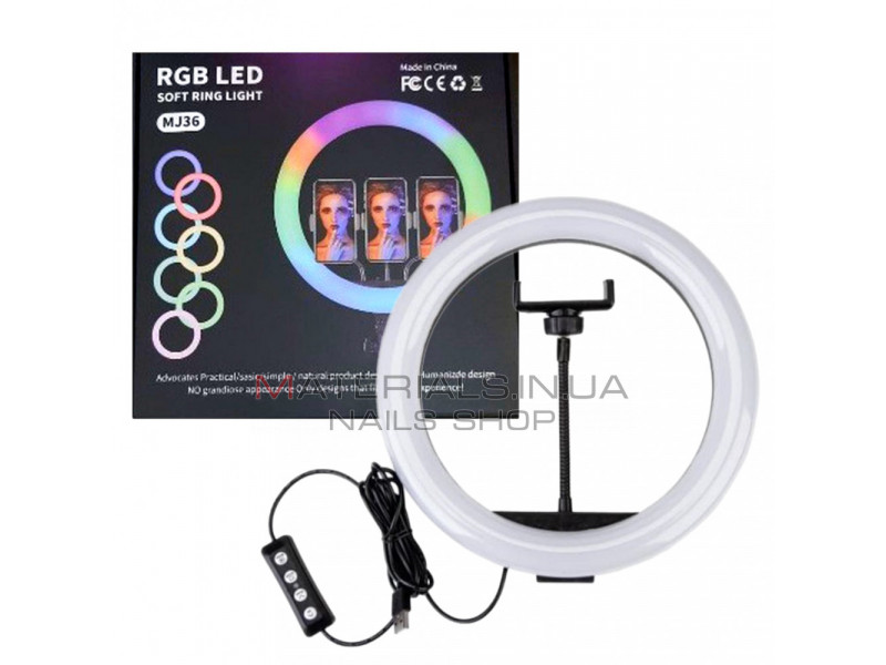 Лампа Кольцевая RGB LED (36 cm) MJ-36 Orig