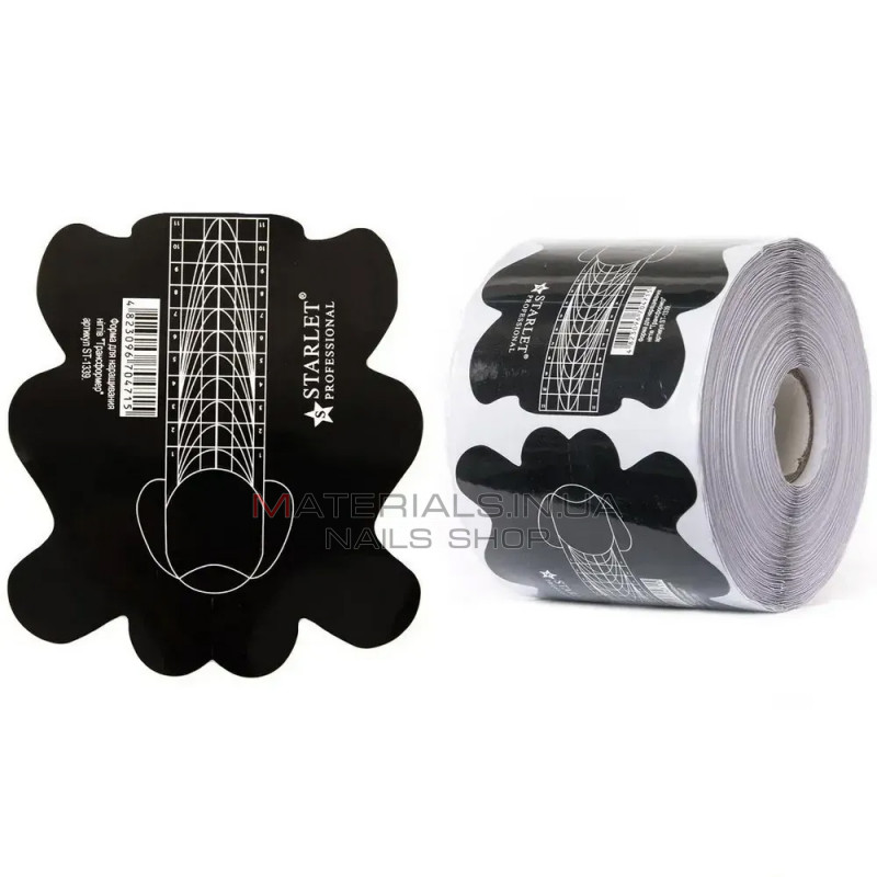 Форми для нарощування нігтів Starlet Professional, Трансформер, 300 шт/уп