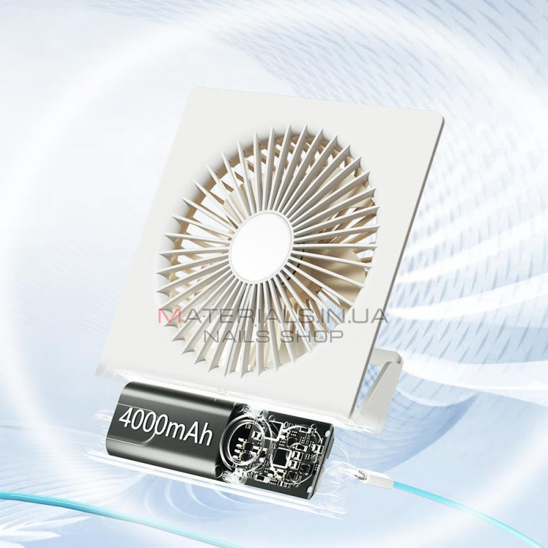 Портативный мини вентилятор WT-N15 White