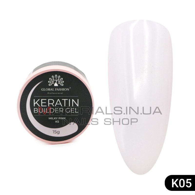 KERATIN BUILDER GEL, Global Fashion, 15 g, K5