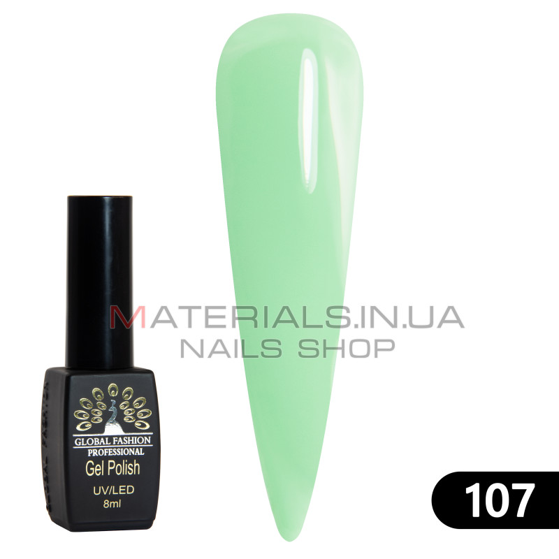 Гель лак BLACK ELITE 107, Global Fashion 8 мл