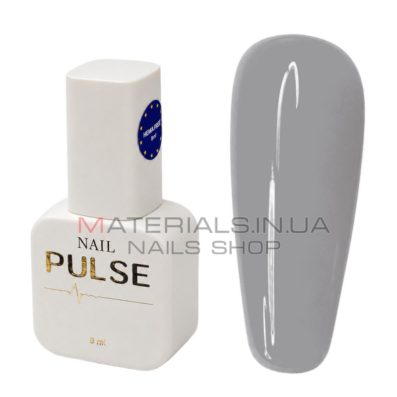 Гель-лак NAIL PULSE Gel Polish №60, 8 мл сірий