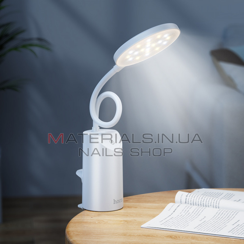Настільна LED-лампа Hoco HX10, 2 Вт, 1200 мА·год, 3000–5000 К
