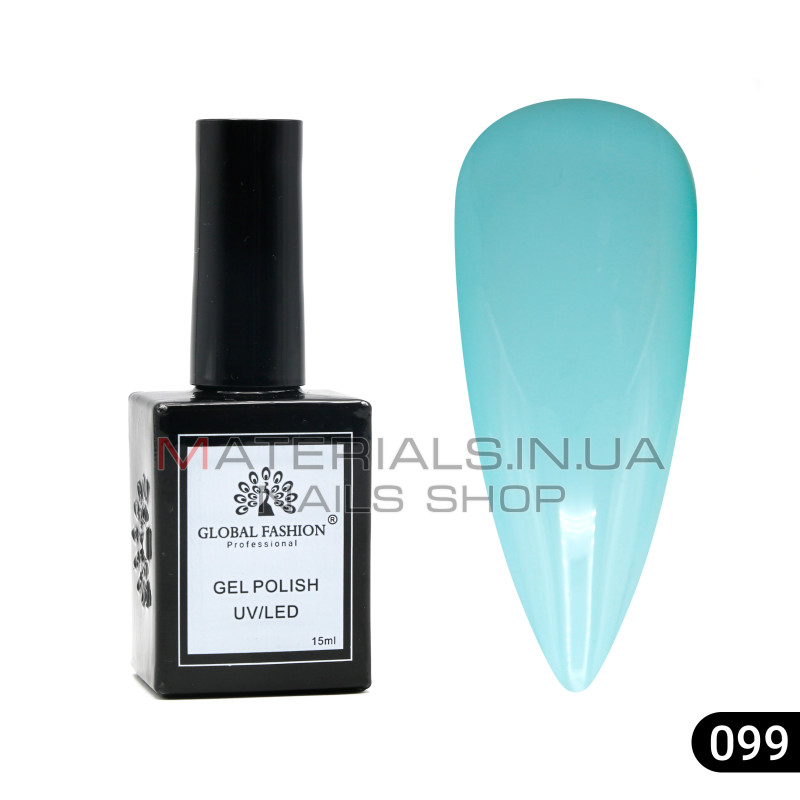Гель лак Global Fashion, Gel polish 15 ml, 99