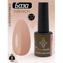 База для нігтів French rubber base Bee Nails №07