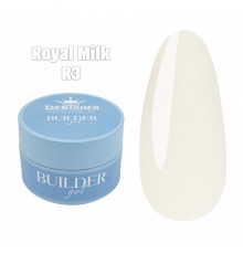 Builder Gel 30 мл., Дизайнер (Моделирующий гель) R3 Royal Milk