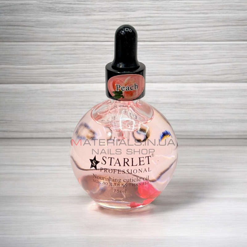 Сухе масло для кутикули Starlet Professional – Персик, 75 мл. Сухе масло для кутикули Starlet Professional – Персик, 75 мл.