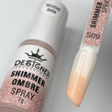 Shimmer Ombre Spray (7 г.) S09 - спрей пудра з шимером Дизайнер для створення омбре на нігтях
