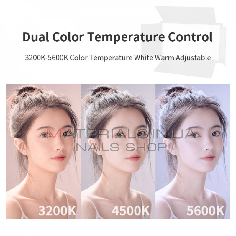 LED-відеосвітло Pro 600 RGB, панельне світло, 2 акумулятор(4400 мА·год), зарядний пристрій, сумка, пульт ДК