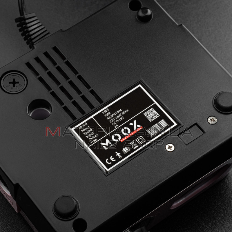 Фрезер Мокс X503 (Рожевий) на 45 000 об/хв. та 70W. для манікюру та педикюру