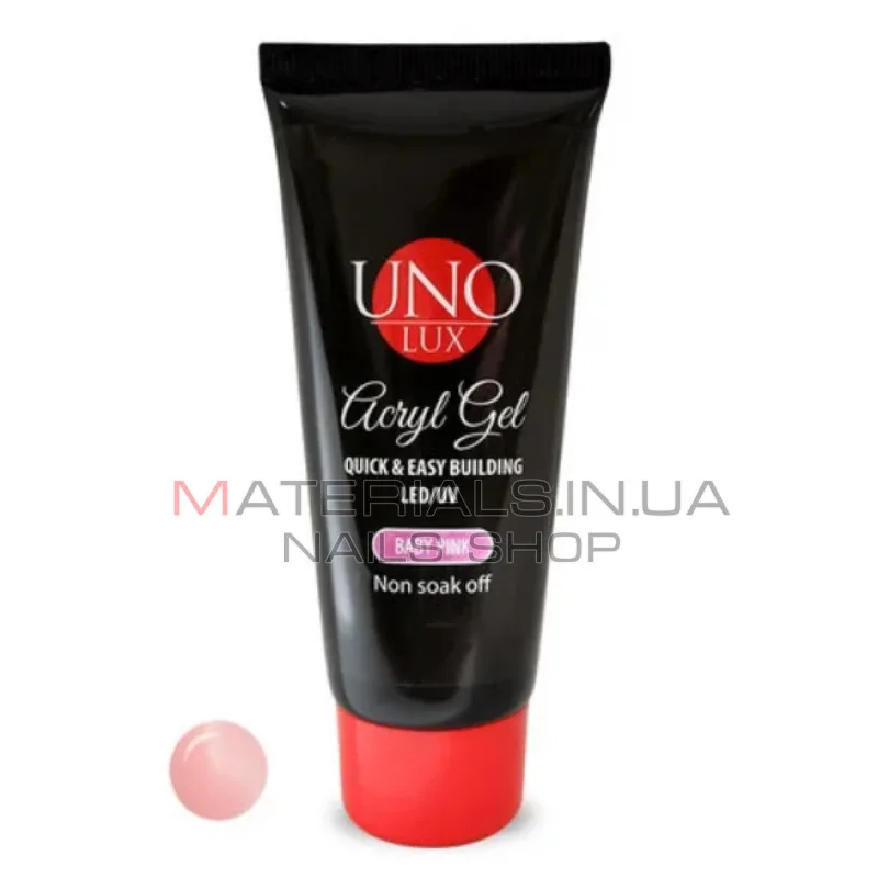 Полігель UNO LUX 30 мл Baby Pink