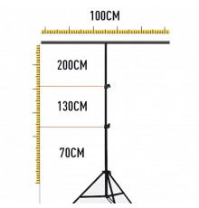 Подставка для фотофона 2 м + перекладина 1 м + зажимы 2 шт. + сумка (без экрана задней группы)