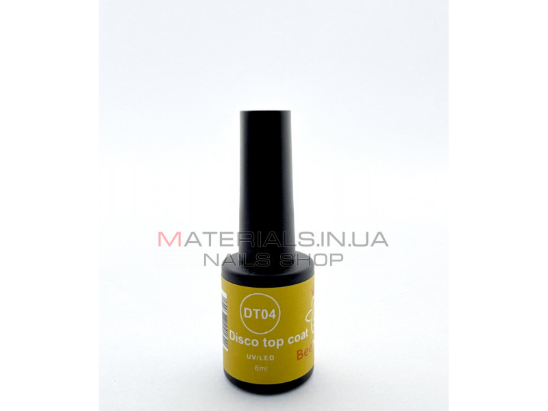 Disco Top Coat Bee Nails, DT04, 8 мл