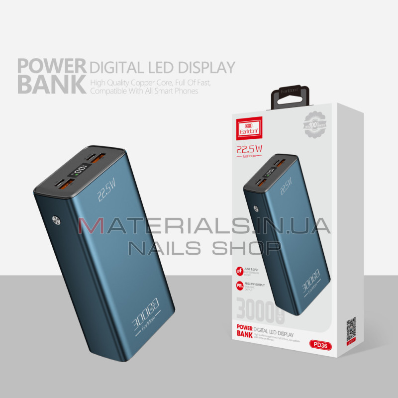 Power Bank 30000 mAh | 22.5W — Earldom ET-PD36