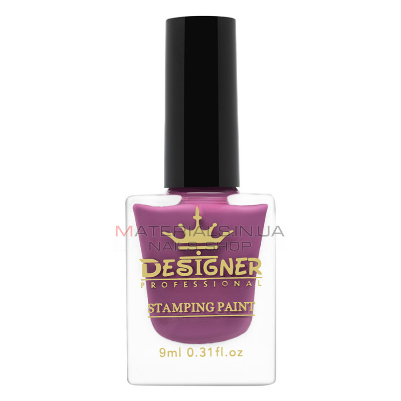 Stamping Paint Лак-фарба для стемпінгу Designer Professional, 9 мл. №08 Stamping Paint Лак-фарба для стемпінгу Designer Professional, 9 мл. №08