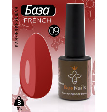 База для нігтів French rubber base Bee Nails №09