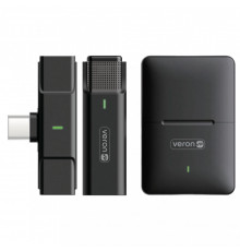 Беспроводной микрофон для телефона USB C — Veron EP033AH-C c кейсом зарядки