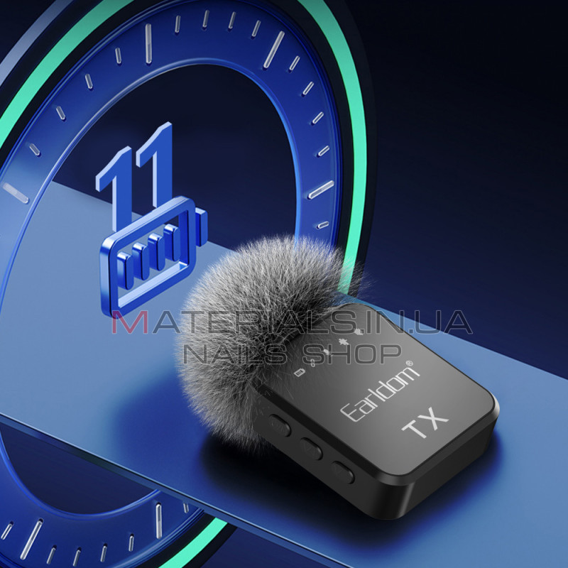 Бездротовий мікрофон для телефона Earldom ET-MC12