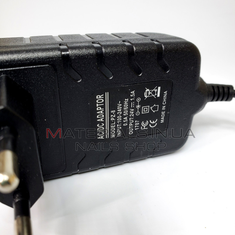 Блок живлення адаптер 24V 1.5A (PZ-8)