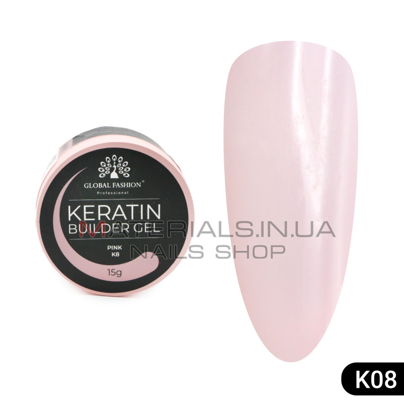 KERATIN BUILDER GEL, Global Fashion, 15 g, K8