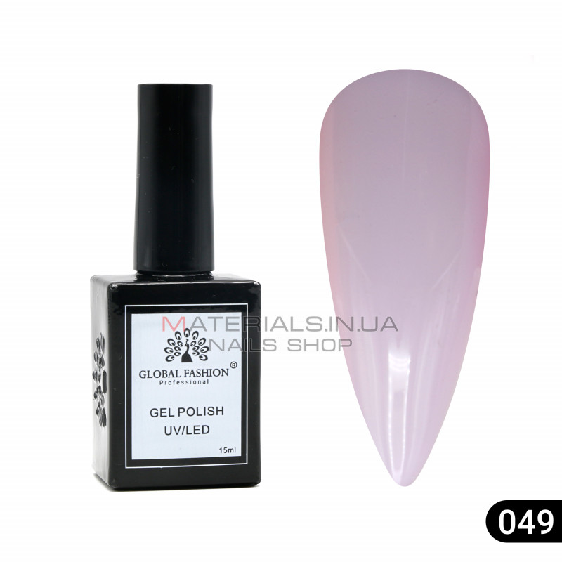 Гель лак Global Fashion, Gel polish 15 ml, 49