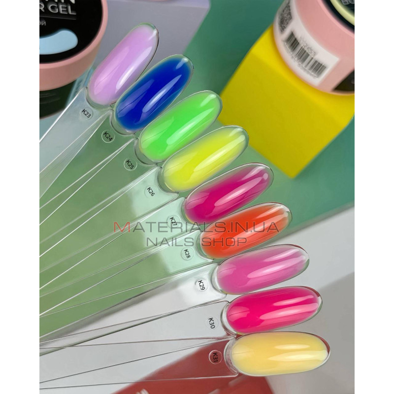 Keratin builder gel, K27, Global Fashion, 15 г