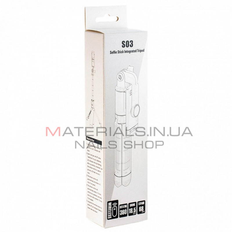 Монопод Tripod S03, Bluetooth-кнопка, 0,68 м