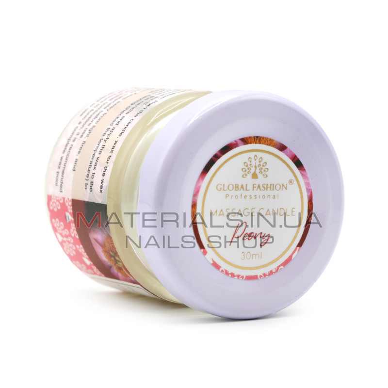 Масажна свічка Global Fashion, G30 ml, Peony