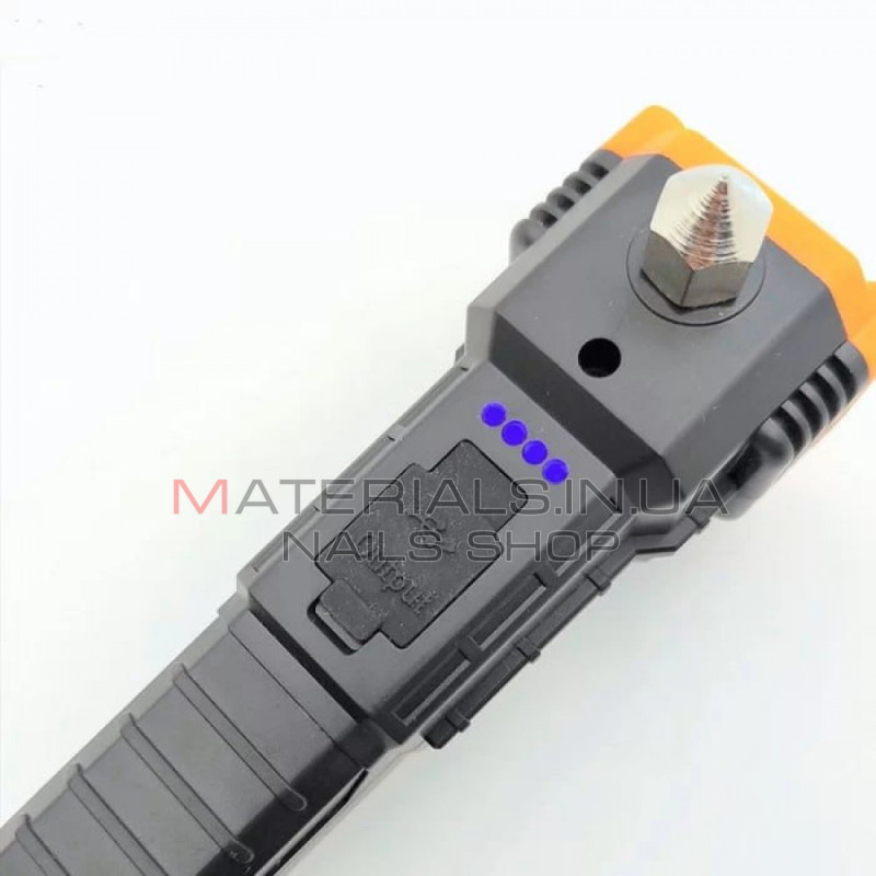 Акумуляторний ручний LED-ліхтар LL-104, XPE/COB, склобій