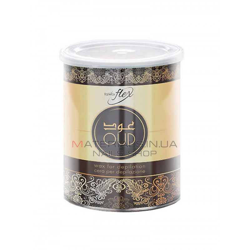 Теплий віск в банці Italwax FLEX - OUD (УД), 800 г. Теплий віск в банці Italwax FLEX - OUD (УД), 800 г.