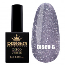 Светоотражающий гель-лак Disco Gel Polish Designer, 9 мл. №6