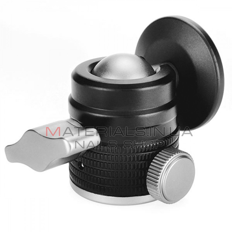 Шарнірне кріплення Veron BH-03, 360° для LED-лампи, фотоапарата, камери, GoPro до штатива