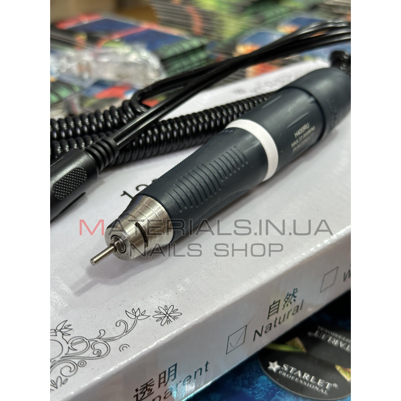 Змінна ручка мікромотор Strong MAX H400RU, 37000 об/хв. (Чорна)