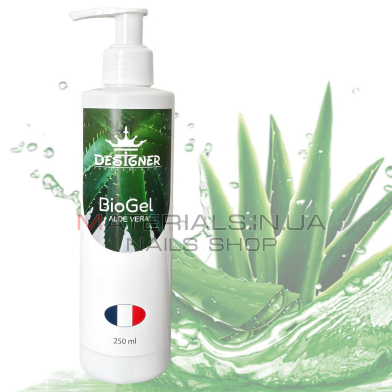 Biogel (250 мл.) для педикюру з алоє - Дизайнер