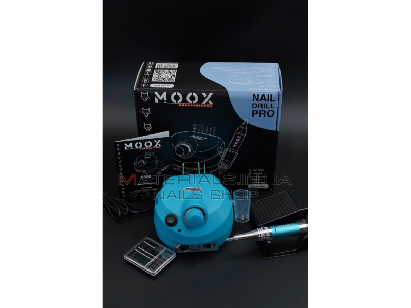 Фрезер Мокс X500 (Light Blue) на 45 000 об./мин. и 65W. для маникюра и педикюра