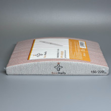Упаковка пилок Bee Nails - серая, лодочка 150/220 грит (24шт)