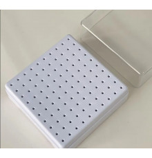 Підставка для фрез на 100 насадок, біла