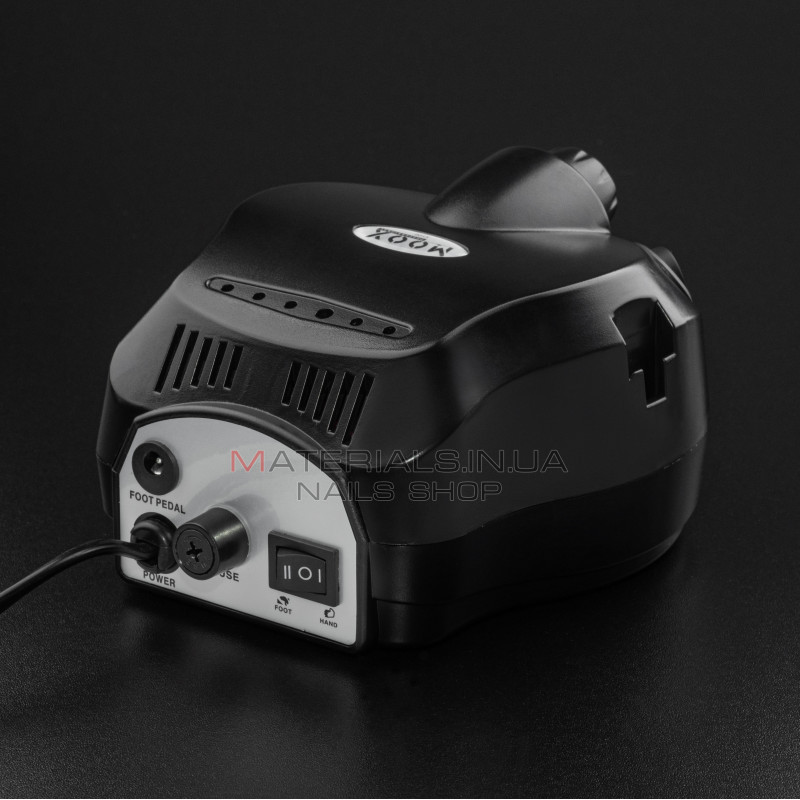 Фрезер Мокс X500 (Чорний) на 45 000 об/хв. та 65W. для манікюру та педикюру